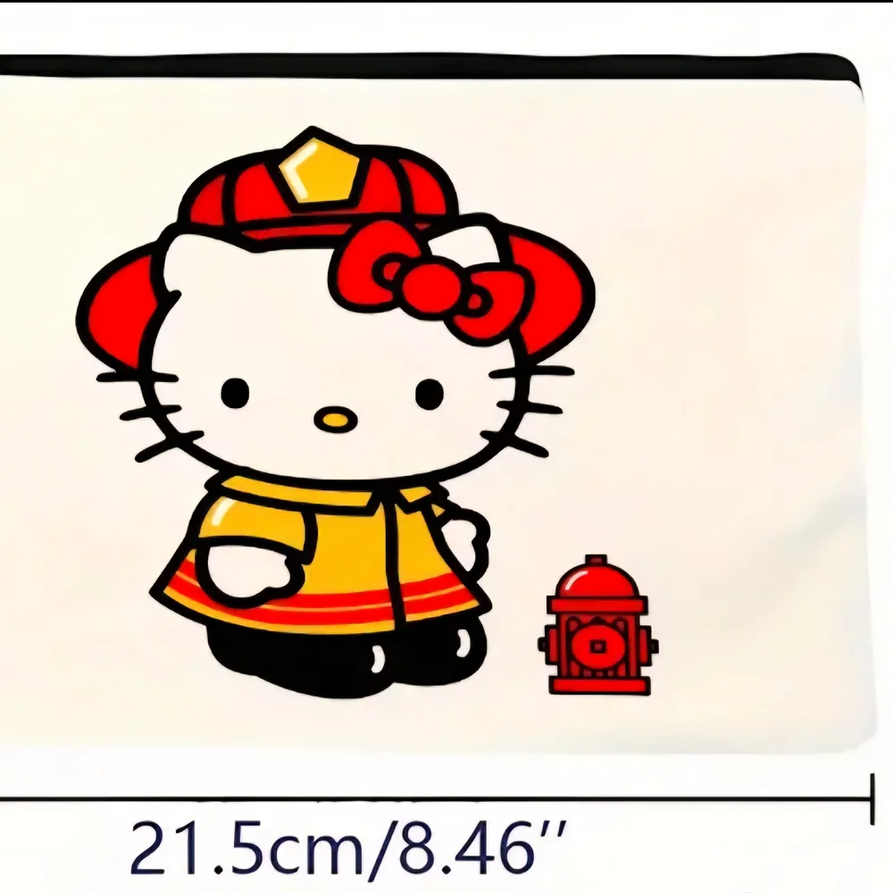 Hello Kitty Firefighter Cosmetics Bag/Pouch - Picture 4 of 6